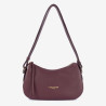 Lancaster - Petit sac besace femme Dune bordeaux foncé